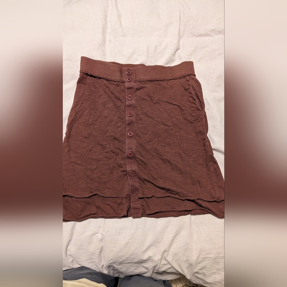 Horny Toad Skirt Size M, rust colored